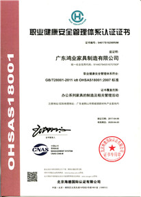 職業健康安全管理體系OHSAS18001